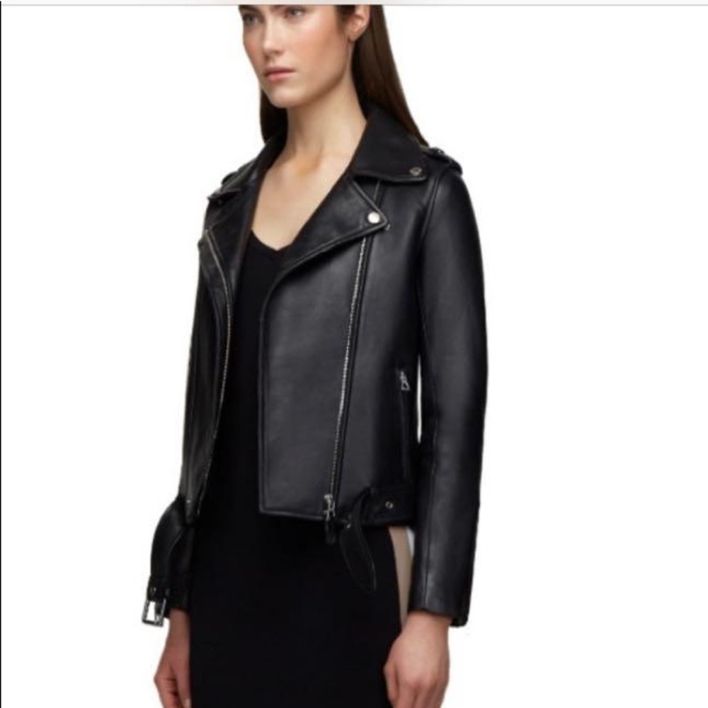 Rudsak Magno leather Biker Jacket size Small